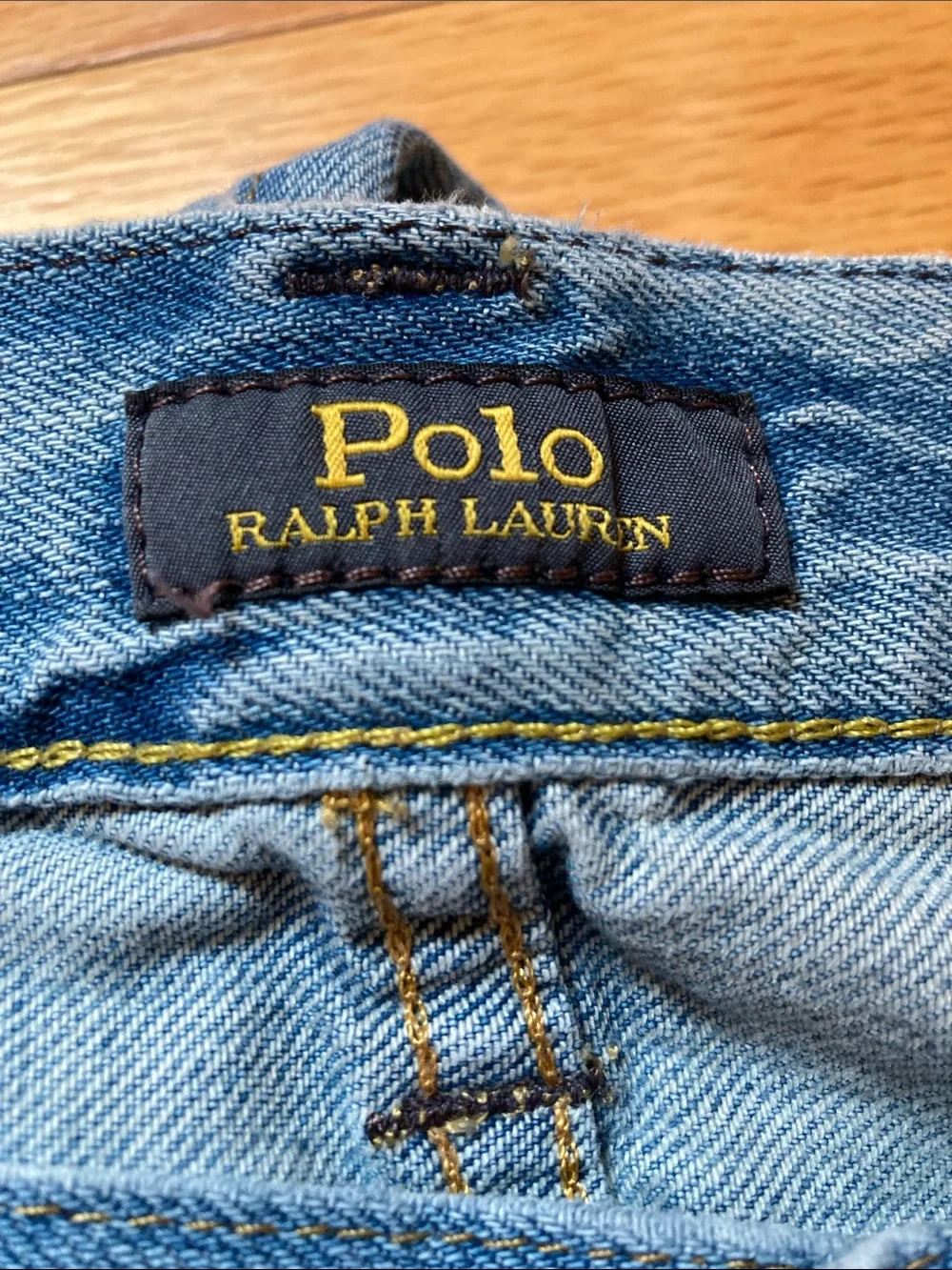 Polo Ralph Lauren Light Blue Distressed The Sullivan Slim Jean